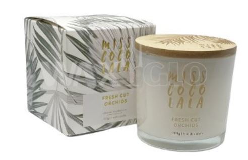 MISS COCO LALA - FRESH CUT ORCHIDS - CANDLE