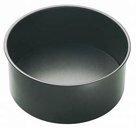 MASTERCRAFT 20CM/8IN HEAVY BASE LOOSE BASE ROUND DEEP CAKE PAN