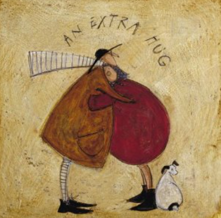 SAM TOFT - AN EXTRA HUG GREETING CARD