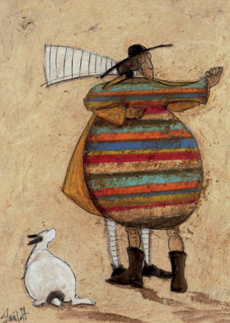 SAM TOFT - DANCING CHEEK TO CHEEK GREETING CARD