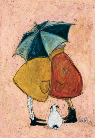 SAM TOFT - SECRET SMOOCHES GREETING CARD