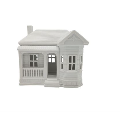 PORCELAIN TEALIGHT HOUSE-VILLA