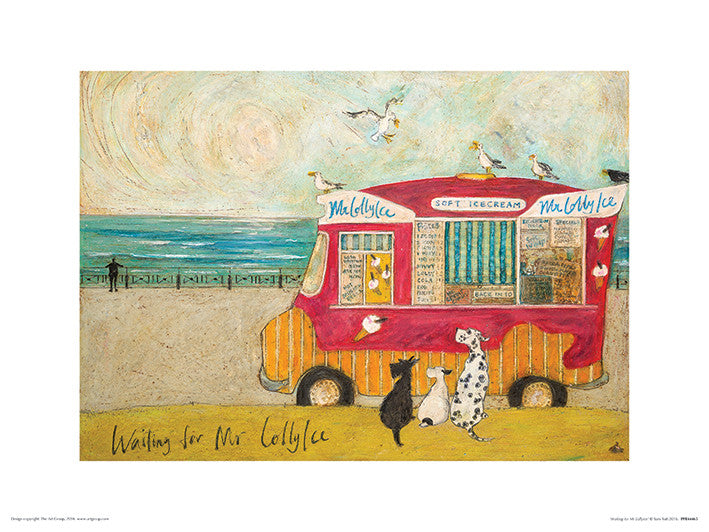 Sam Toft (Waiting for Mr Lollyice) 40x30