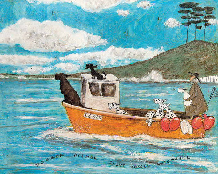 Sam Toft (Dogger, Fisher, Light Vessel Automatic) 40cm x 50cm
