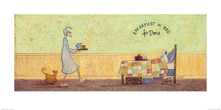 Sam Toft (Breakfast in Bed For Doris) 50cm x100cm