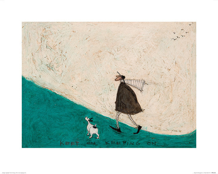 Sam Toft (Keep On Keeping On) 40cm x 50cm