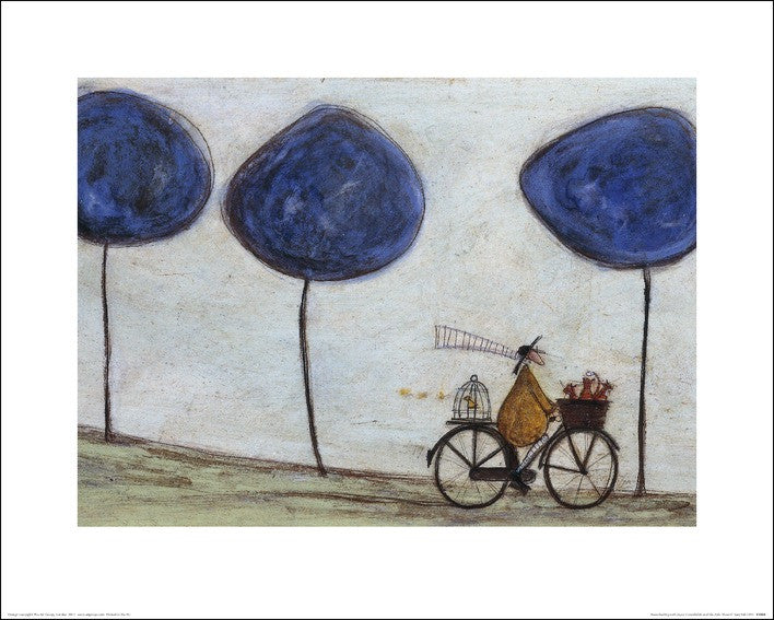 Sam Toft (Freewheelin' with Joyce Greenfields and the Felix 3) 40cm x 50cm