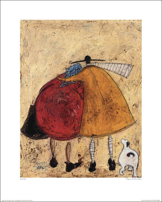Sam Toft (Hugs On The Way Home) 40cm x 50cm