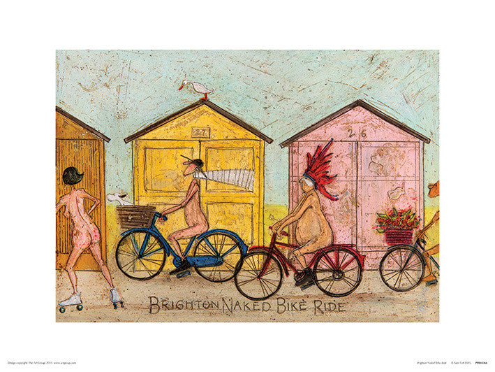 Sam Toft (Brighton Naked Bike Ride) 30x40