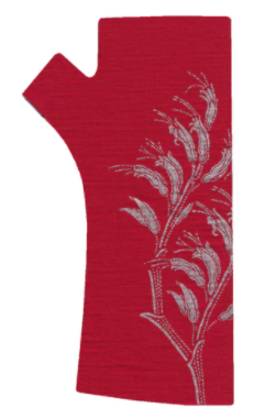 MERINO GLOVE - RED HARAKEKE
