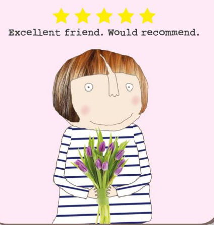 ROSIE MADE A THING COASTER - FIVE STAR FRIEND