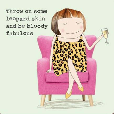 ROSIE MADE A THING COASTER - LEOPARD