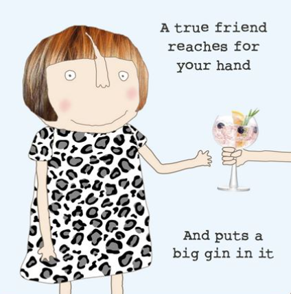 ROSIE MADE A THING COASTER - TRUE FRIEND