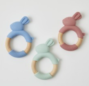 BABY - BUNNY TEETHING RING