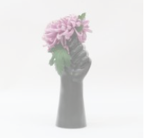 HAND VASE - BLACK