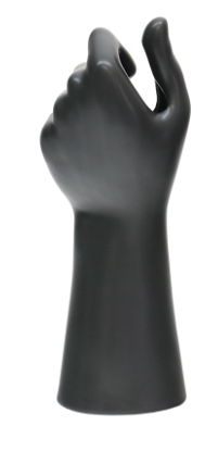 HAND VASE - BLACK
