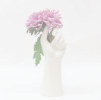 HAND VASE - WHITE