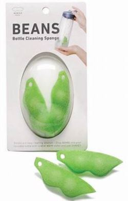 BOTTLE CLEANING SPONGE BEANS