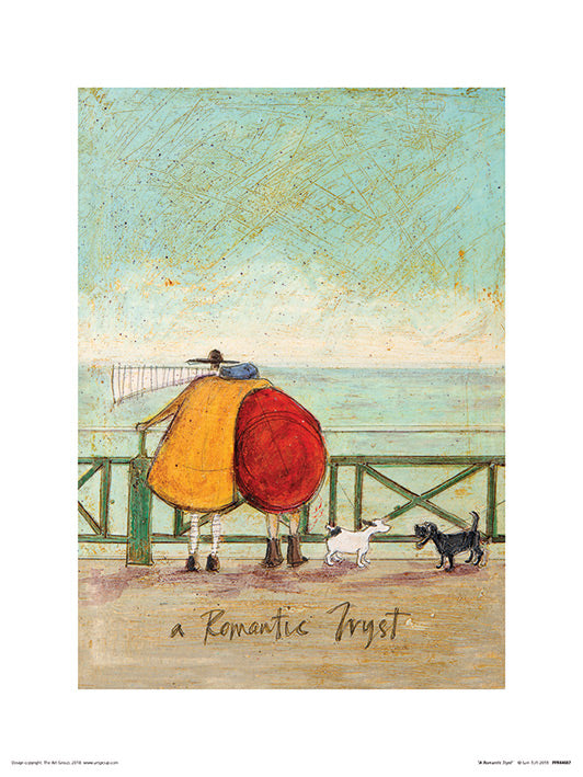 SAM TOFT A ROMANTIC TRYST  30CM X 40CM