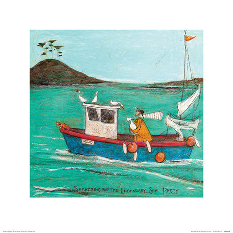 Sam Toft (Searching For The Legendary Sea Pasty) 40cm x 40cm