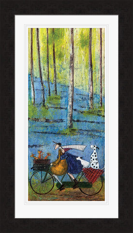 Sam Toft (Spring) 50cm x100cm (WHITE FRAME)