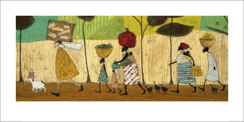 Sam Toft (Doris helps out on the trip to Mzuzu) 50cm x 100cm