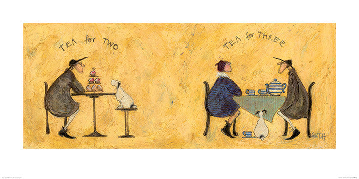 Sam Toft (Tea for Two Tea for Three) 50cm x100cm
