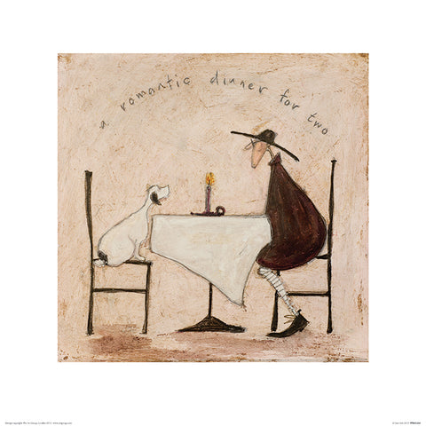 Sam Toft A Romantic Dinner For Two 40CM X 40CM