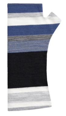 MERINO GLOVE - BLUE LUCKY DIP STRIPE