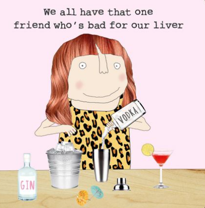 ROSIE MADE A THING COASTER - FRIEND LIVER