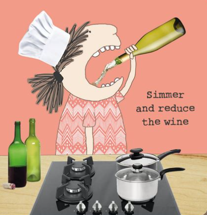 ROSIE MADE A THING COASTER - REDUCE WINE