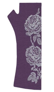 MERINO - GLOVE - PURPLE VINTAGE ROSE