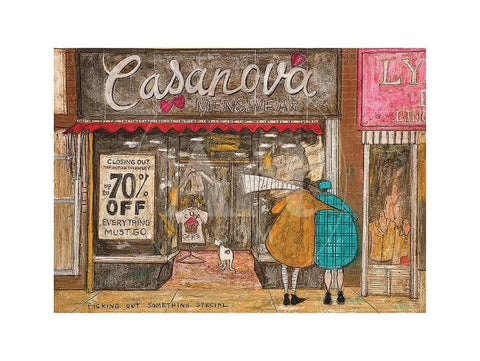 SAM TOFT     Picking Out Something Special  30CM X 40CM
