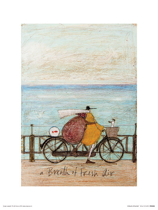 SAM TOFT A BREATH OF FRESH AIR  30CM X 40CM
