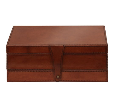 JEWELLERY BOX WITH DRAWER - LUXURY LEATHER