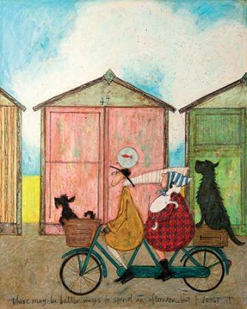 Sam Toft THERE MAY BE BETTER WAYS TO SPEND AN AFTERNOON...40cm x 50cm